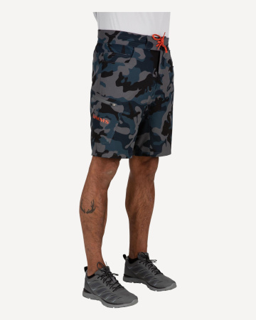 Шорты Simms Seamount Board Shorts (Мужской; S_32W; Woodland Camo Storm)